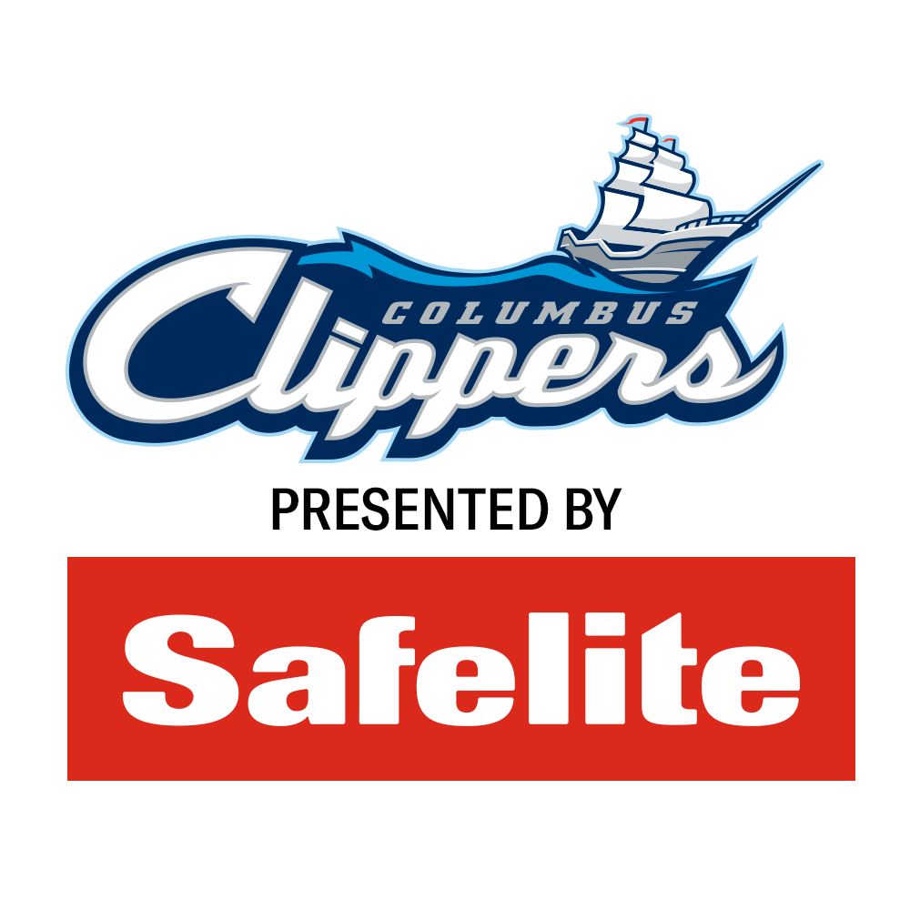 Columbus Clippers presented by Safelite Logo